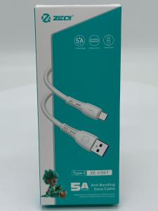 Kabel data type C 5A zeqi fast charger smart chargeing kabel data hp android Charger Handphone V-387