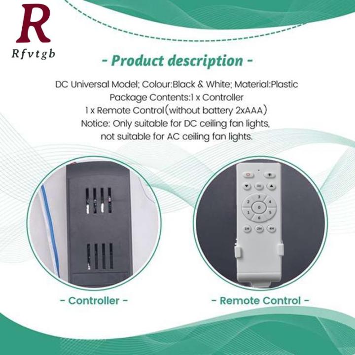 Universal%20Dc%2040w%20Ceiling%20Fan%20Remote%20Control%20Kit%20Low%20Voltage%20Fan%20Light%20Driver%20Controller%206-Speed%20Timing%20Remote%20-%20Image%204