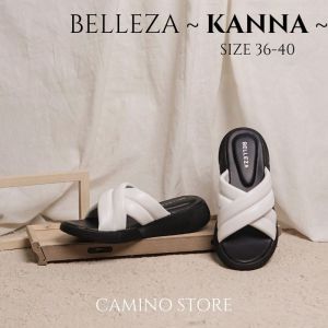 Belleza KANNA Sandal Wedges Wanita sandal selop cewek sandal empuk terbaru