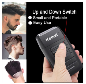 Kemei KM-2027 Electric Shaver Trimmer For men Large-Capacity Lithium Battery LCD Display Two-In-One Stainless Steel Blade Shaver