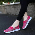 Dosreal Phẳng Nữ Giày Slip On Y Tá Giày Size Lớn 35-41 Hàn Quốc Hợp Thời Trang Mùa Hè Mùa Xuân Nữ Giày Đi Bộ giày Casual Dành Cho Nữ.