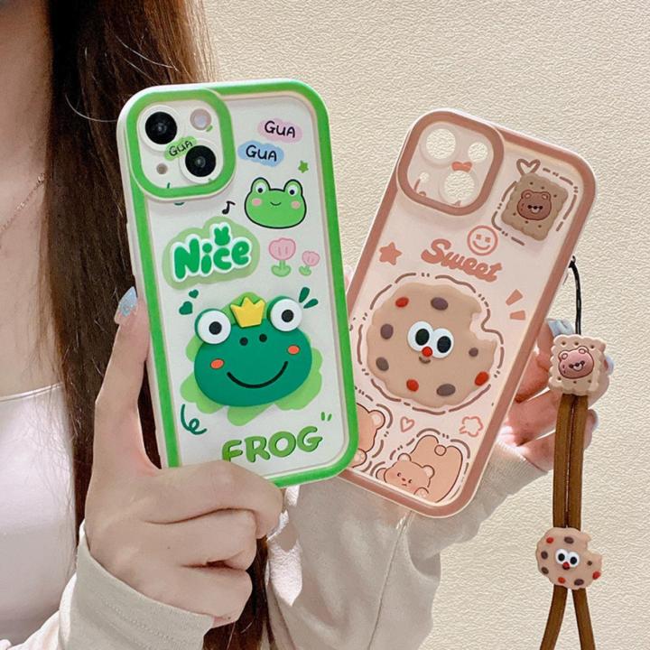 3D Nice Frog Doll Phone Case For infinix HOT 40 Pro 30i 40i 10
