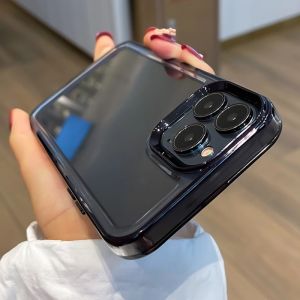 🇹🇭✨ส่งด่วน24ชม.✨เคสไอโฟน 15 Pro Max เคสกันกระแทกสำหรับ iPhone 11 12 13 14 Pro Max โปร แม็กซ์ เคสชาร์จไร้สายแม่เหล็กใส