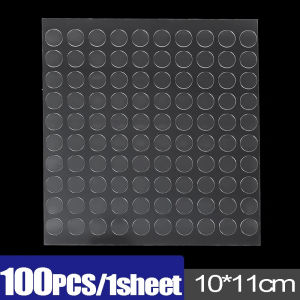 500/40pcs Double-sided Glue Pads Transparent Seamless Patch Adhesive Sticker for DIY Blind Box Landscape Doll Foot Fixed Glue
