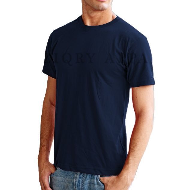 RIANS Basic DARK BLUE 160 gsm Short Sleeve Cotton Round Neck T