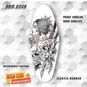 Sarung Cover Jok Full Printing Premium Pelindung Cover Bungkus Jok Motor Anti Air Anti Cakar Kucing Terlaris Motip Ninja Assasins Women