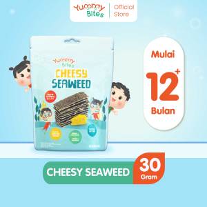 Yummy Bites Cheesy Seaweed 30 GR Snack Sehat Cemilan Anak