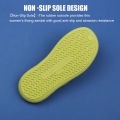 Korean Women New Fashion Candy Flat Slippers Beach Sandals Tsinelas  Flip Flop Slides Thick Bottom Soft and Comfortable Summer(Add one size）#A8013. 