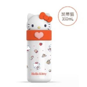 Original Sanrio Botol Minum Anak Termos Stainless Karakter Cinnamoroll Melody Buzz Pompurin Vacuum Flask 350ml