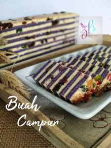 KAKZL HOMEMADE KEK LAPIS SARAWAK LAYERED CAKES MIXED FRUIT