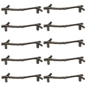 Pack of 10 Practical Sturdy Zinc Alloy Materials Elegant Gold Color Door Knobs for Cabinets With Easy Installation