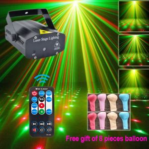Angelila LED Party lights Strobe Stage Laser Lights Disco DJ Lights Sound Activated with Remote Control Projection Effect for Karaoke KTV Club Parties Wedding Bar Festivals Stage Birthday Dancing Christmas