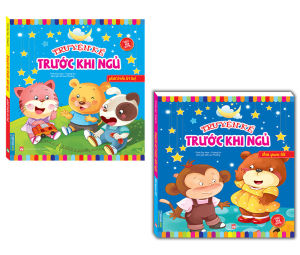 Sách-Combo 2c-Truyện kể trước khi ngủ- Phát triển trí tuệ & Truyện kể trước khi ngủ - Thói quen tốt