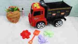 JDT02 [FREE SEKOP] Mobil Trek Mainan Dump Truck Angry Bird Truk Super Besar