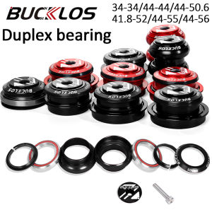 BUCKLOS 50.6 Mm Headset Mtb Double Sealed Bearing  Mountain Bike Non Tapered Headsets Cycling Parts