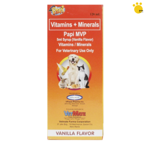 Paapi MVP Multivitamins Minerals Syrup for Dogs Cats Rabbits & Small Pets Immune Boost 120ml