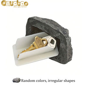 Simulated stone storage box Security Safes safe hidden storage box sundries key box suitable for outdoor garden or patio looks and feels like real stone