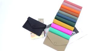 Royal Bagger Card Holder for Women Genuine Cow Leather Large Capacity Coin Purse Fashion Simple Ultra Thin Short Wallet 2215