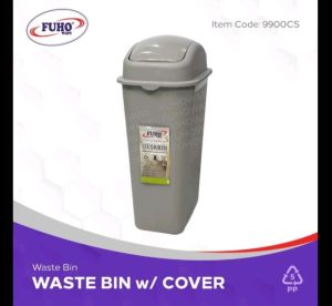Fuho 16 Liters Trash Bin w/ Swing Cover / Dust Bin / Garbage Can / Waste Bin