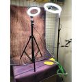 Đèn Led Hỗ Trợ Livestream Chụp Hình Sản Phẩm Makeup Studio ZD666 ĐÈN LED RING MINI THIẾT BỊ QUAY PHIM LIVESTREAM CHỤP ẢNH - Đèn Livestream và Trang điểm size 26cm-thegioisile4. 