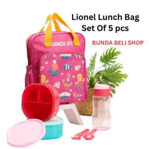 Set Tas Lionel Lunch Bag Set 5 Pcs  - Bunda Beli Shop