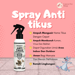 REMOV Spray Home Care Anti Tikus Semut Kecoa Dan Kucing Liar