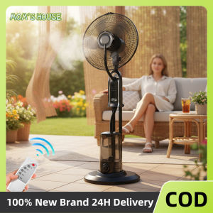 16 inch Mist Fan With Remote Control Air Cooler Inverter Electric Fan Spray Water Fan Air Humidifier Misting Fan