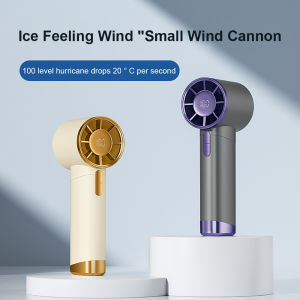 VIVOLILV 🚚Fast Delivery Shipping🚚Mini Pocket Cooling Fan 100 Speed Adjustable USB Rechargeable High Speed Handheld Turbine Fan