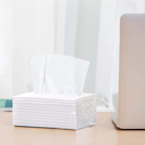 K.1pack 100 Pulls Facial Tissue Disposable Paper Towel Sanitary tissue Inter-Folded Pop-up Tissue Pulls Toilet Paper Facial Tissues Disposable Paper Towel 3ply tissue