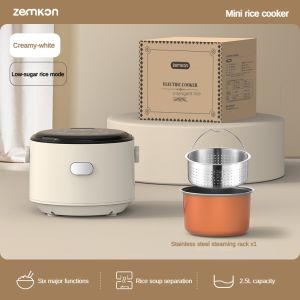 SG【ReadyStock】Zemkon 2.5L Electric Rice Cooker QuickReheat RecipeInnovate HandsFreeOpen RiceSprout HealthControl