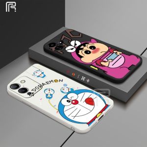 (Lokal Ready) Casing hp Infinix Hot 30i Hot 20S Note 12 G96 Note 12 Pro Hot 12 Play Hot 11 Play Hot 9 Play Hot 10 Play Hot 10S 10T Smart 6 Smart 5 Kartun Crayon Shin Chan Jingle Cat Silikon Soft Case