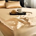 Dansunreve 3in1 single set Ice Silk Bedsheet Cooling Washed Satin Sheets Bed Sheet Pillowcase Fully Garterized Fitted Sheet Single Queen King. 
