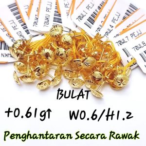 JIN JING SUBANG EMAS 916(HOLLOW) 0.61g-0.66g UP