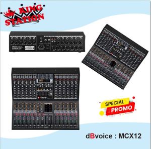 Mixer Dbvoice MCX 12 / 12 Channel dB Voice MCX-12 ORIGINAL