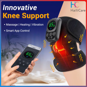 Điều khiển không dây sưởi ấm đầu gối Massager có thể tháo rời cơ EMS Kích thích cây ngải sưởi ấm Miếng đệm đầu gối Vai khuỷu tay Massager có thể sạc qua USB