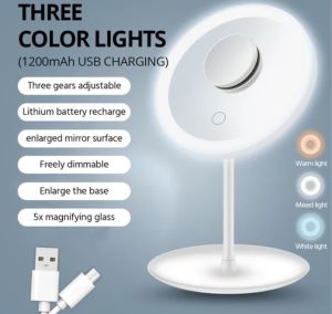 **HOT SELLING** NEW 2025 Makeup Mirrors LED Vanity Mirror Smart Desktop Fill Light Beauty Lamp Cermin Solek LED Cermin Kesombongan Desktop Pintar Isi Cahaya Lampu Kecantikan LED化妆镜