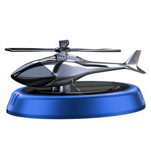 Solar Helicopter Aromatherapy Car Rotating Propeller Helicopter Air Freshener Perfume Diffuser Car Aromatherapy Freshener Ornaments