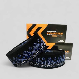 Kopiah Hitam Motif Batik Dewasa dan Peci Hitam Anak Laki Laki Songkok Hitam Pria Muslim