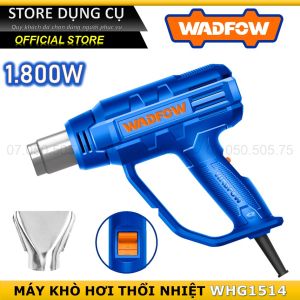 Máy khò nhiệt WADFOW WHG1514 | Máy khò màng co 1800W 3 chế độ nhiệt full phụ kiện dùng để dán decal...