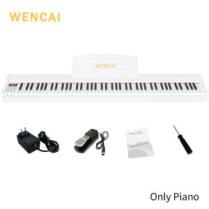 WENCAI Digital Piano 88 Keys Professional Wood Smart Electric Piano With Bluetooth Link  Portable Piano Keyboard For Adult/Kids Beginners