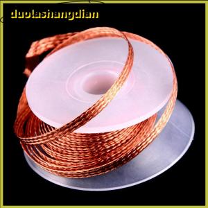 [Duola] 1 cái 3.0mm 1.5m 3.0m Desoldering Braid Hàn Remover dây bấc sửa chữa công cụ mới