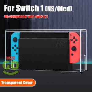 [SG Seller] Protective Case For Nintendo Switch 2 Dust Cover Switch NS / OLED Game Console Dust Cover Base Acrylic Transparent Cover Host Charging Dock