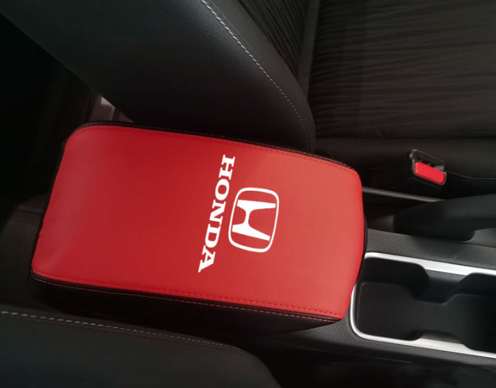 Cho Honda City 2008 2009 2010 2011 2012 2013 2014 2015 2016 2017 2018 2019  Xe Tay Vịn Trung Tâm Hộp Trung Tâm Điều Khiển Bìa Da Bảo Vệ Trường Hợp Xe 