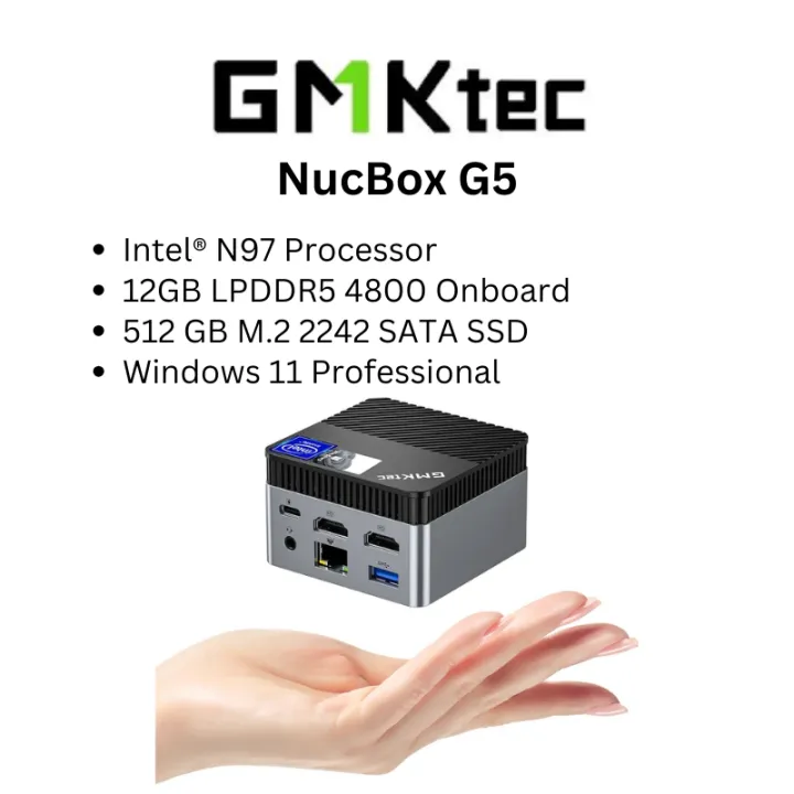 SG] GMKTec NucBox G5 Intel N97 mini pc 12GB DDR4 512GB ssd