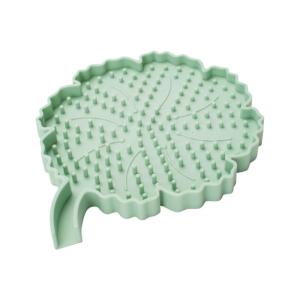Elegant Silicone Soap Container Flower Pattern Tray Bathroom Holders For Hygienic Storage