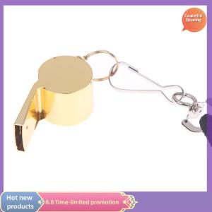 Graceful Stainless Steel Rope Whistle Hanging Neck Outdoor Lifesaving Whistle