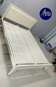 Giường sắt đẹp giường ngủ 1m6 giường cao cấp sắt hộp dày dặn giao hàng nhanh
