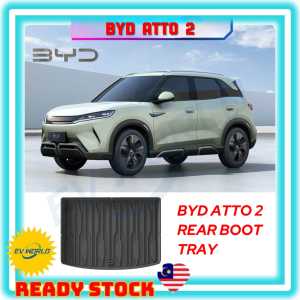 【B11 READY STOCK】New BYD ATTO 2 TPE Boot Mat Rear Trunk Boot Tray Back Trunk Waterproof Floor Mat