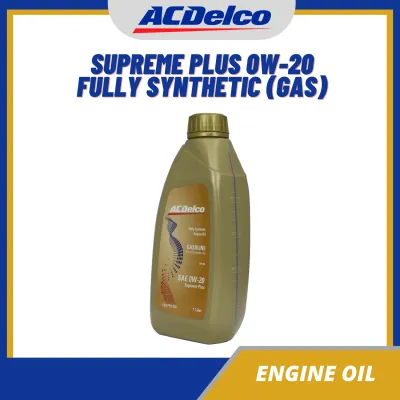 ACDelco Supreme Plus SAE 0W-20 Fully Synthetic Engine Oil (Gasoline)