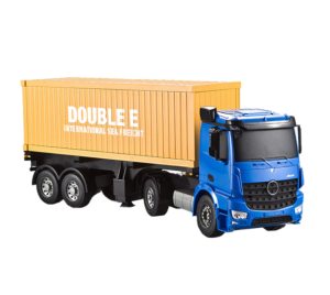 รถบรรทุกบังคับวิทยุ รถหัวลาก ตู้คอนเทรนเนอร์ รีโมทไร้สาย 2.4GHz มีไฟ-เสียง ผลิตจากวัสดุอย่างดี